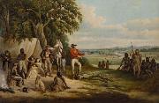 Frederick William Woodhouse The first settlers discover Buckley oil painting reproduction